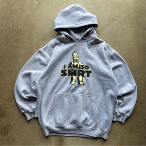 Vintage y2k Homer Simpson Funny Hoodie